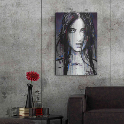 Luxe Metal Art 'Formica' by Loui Jover, Metal Wall Art,24x36