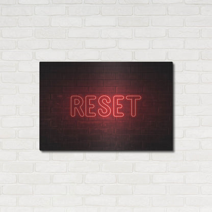 Luxe Metal Art 'Reset' by Luxe Portfolio, Metal Wall Art,36x24