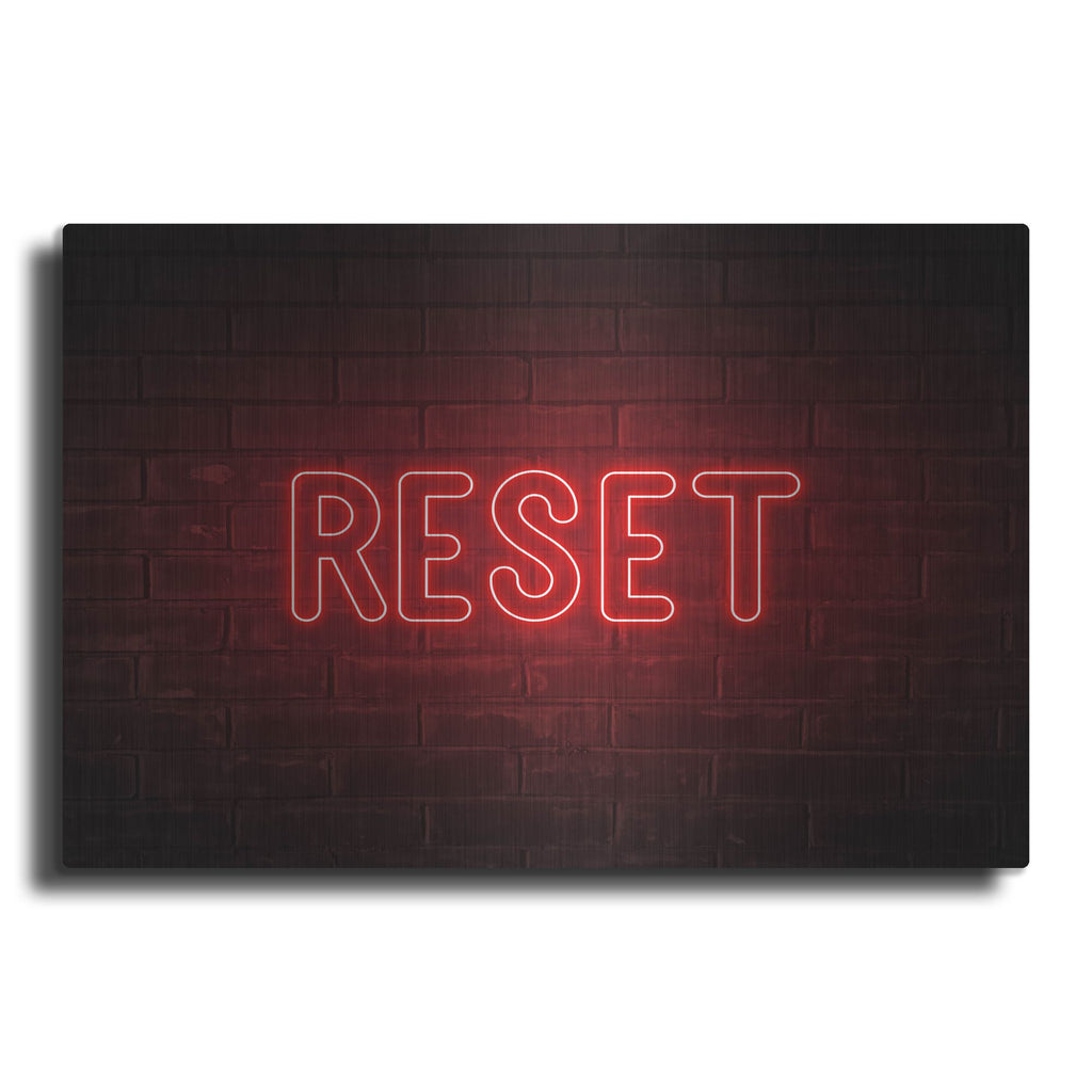 Luxe Metal Art 'Reset' by Luxe Portfolio, Metal Wall Art