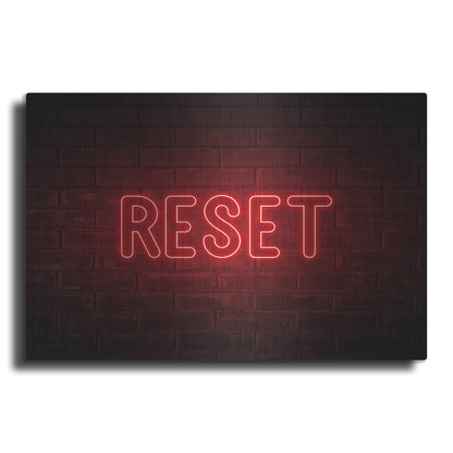 Luxe Metal Art 'Reset' by Luxe Portfolio, Metal Wall Art