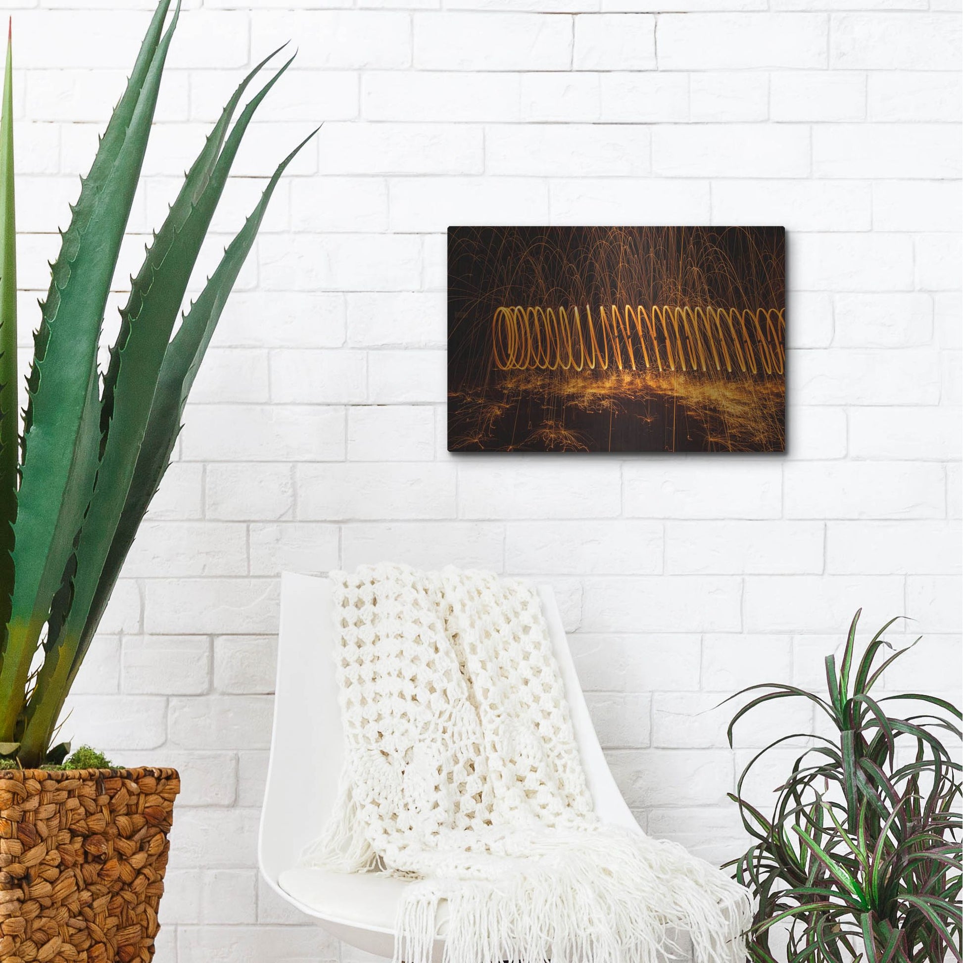 Luxe Metal Art 'Raving In Nevada' by Luxe Portfolio, Metal Wall Art,16x12