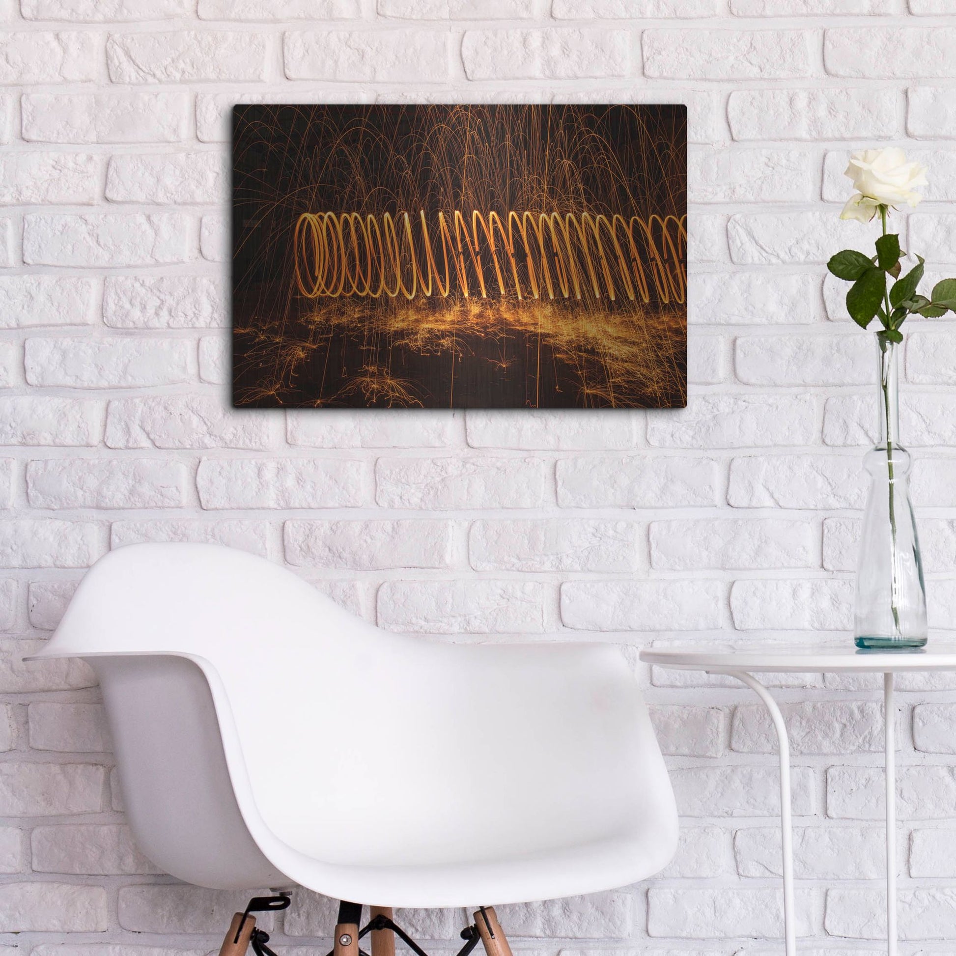 Luxe Metal Art 'Raving In Nevada' by Luxe Portfolio, Metal Wall Art,24x16