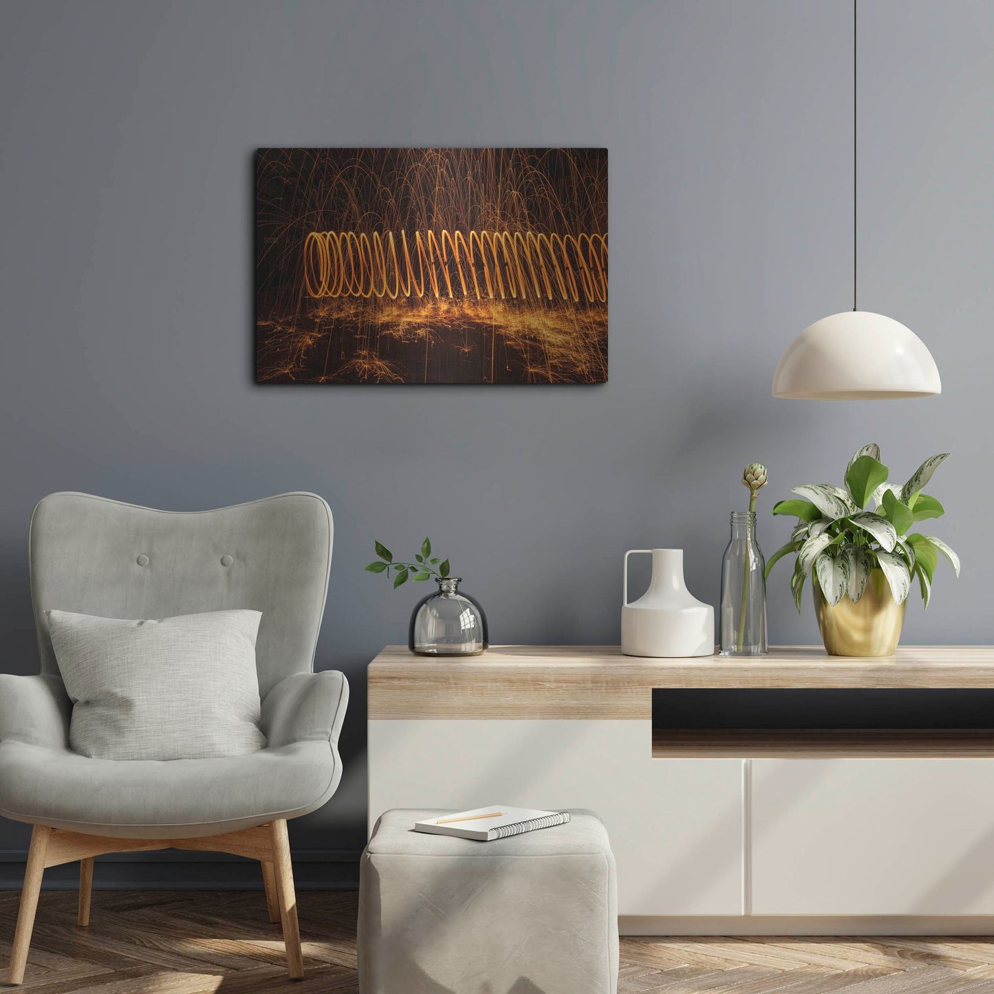 Luxe Metal Art 'Raving In Nevada' by Luxe Portfolio, Metal Wall Art,24x16