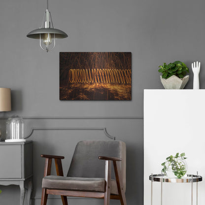 Luxe Metal Art 'Raving In Nevada' by Luxe Portfolio, Metal Wall Art,24x16