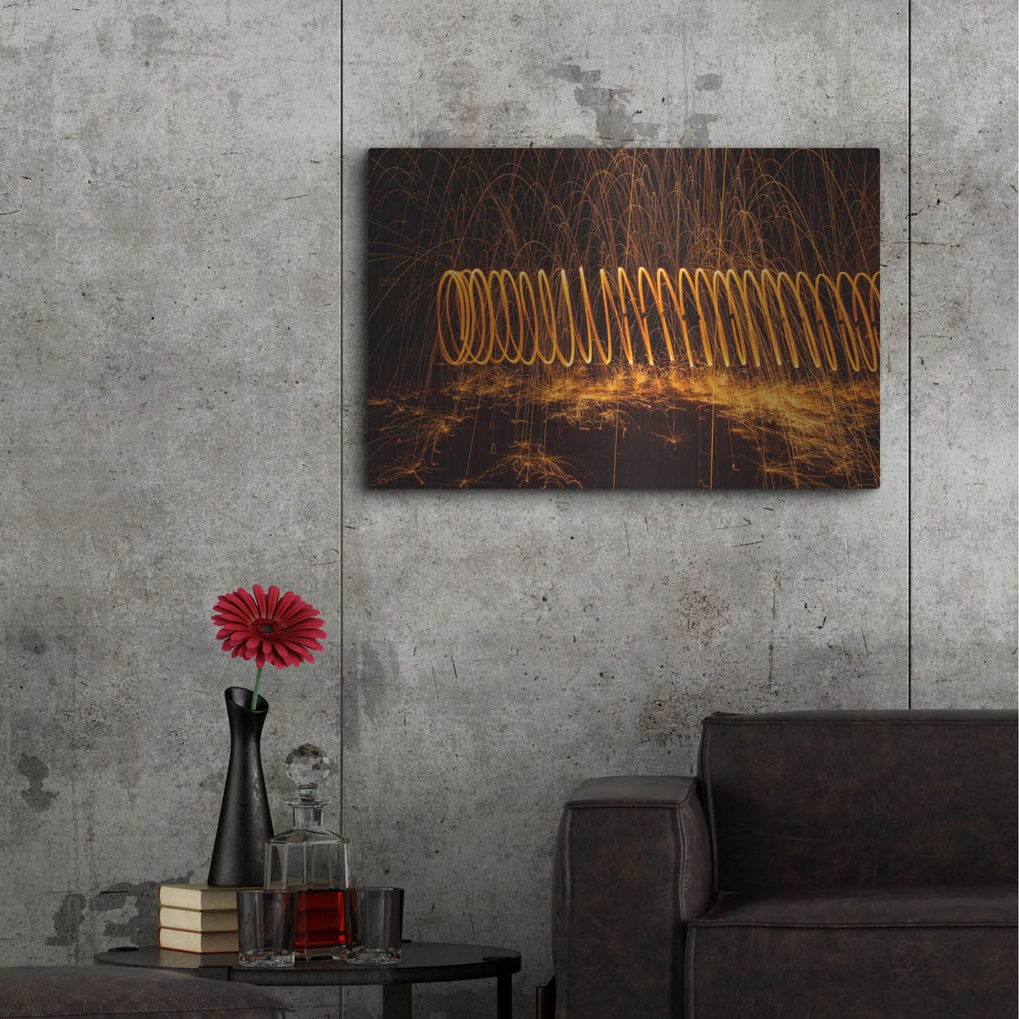 Luxe Metal Art 'Raving In Nevada' by Luxe Portfolio, Metal Wall Art,36x24