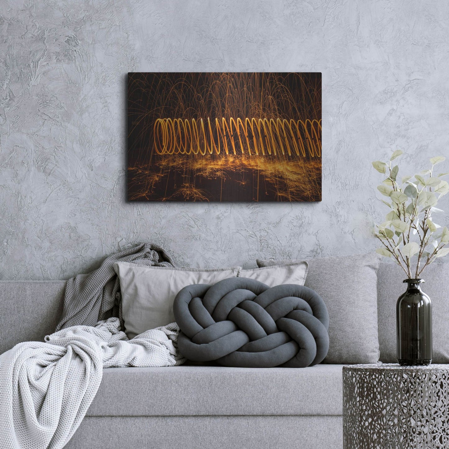 Luxe Metal Art 'Raving In Nevada' by Luxe Portfolio, Metal Wall Art,36x24