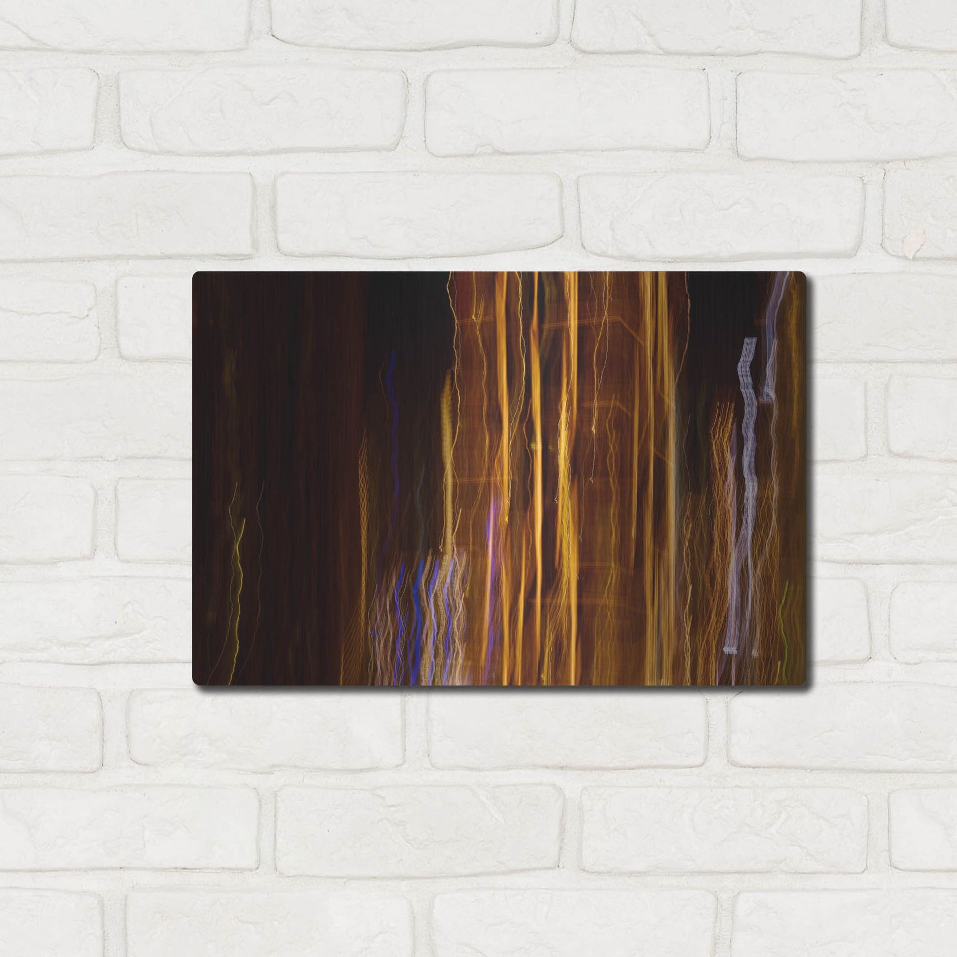 Luxe Metal Art 'Raving In London' by Luxe Portfolio, Metal Wall Art,16x12