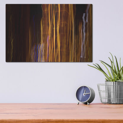 Luxe Metal Art 'Raving In London' by Luxe Portfolio, Metal Wall Art,16x12