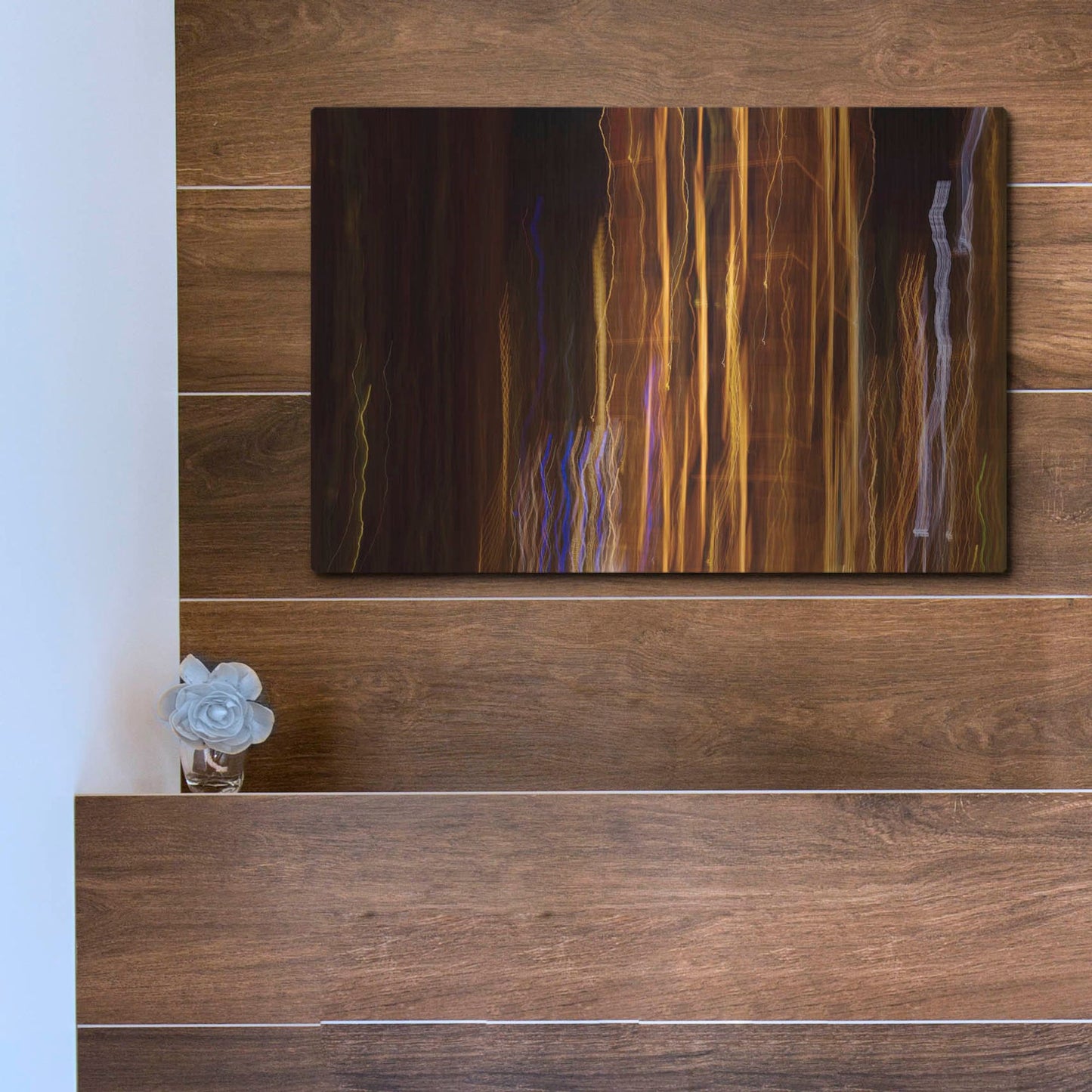 Luxe Metal Art 'Raving In London' by Luxe Portfolio, Metal Wall Art,16x12