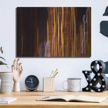 Luxe Metal Art 'Raving In London' by Luxe Portfolio, Metal Wall Art,16x12