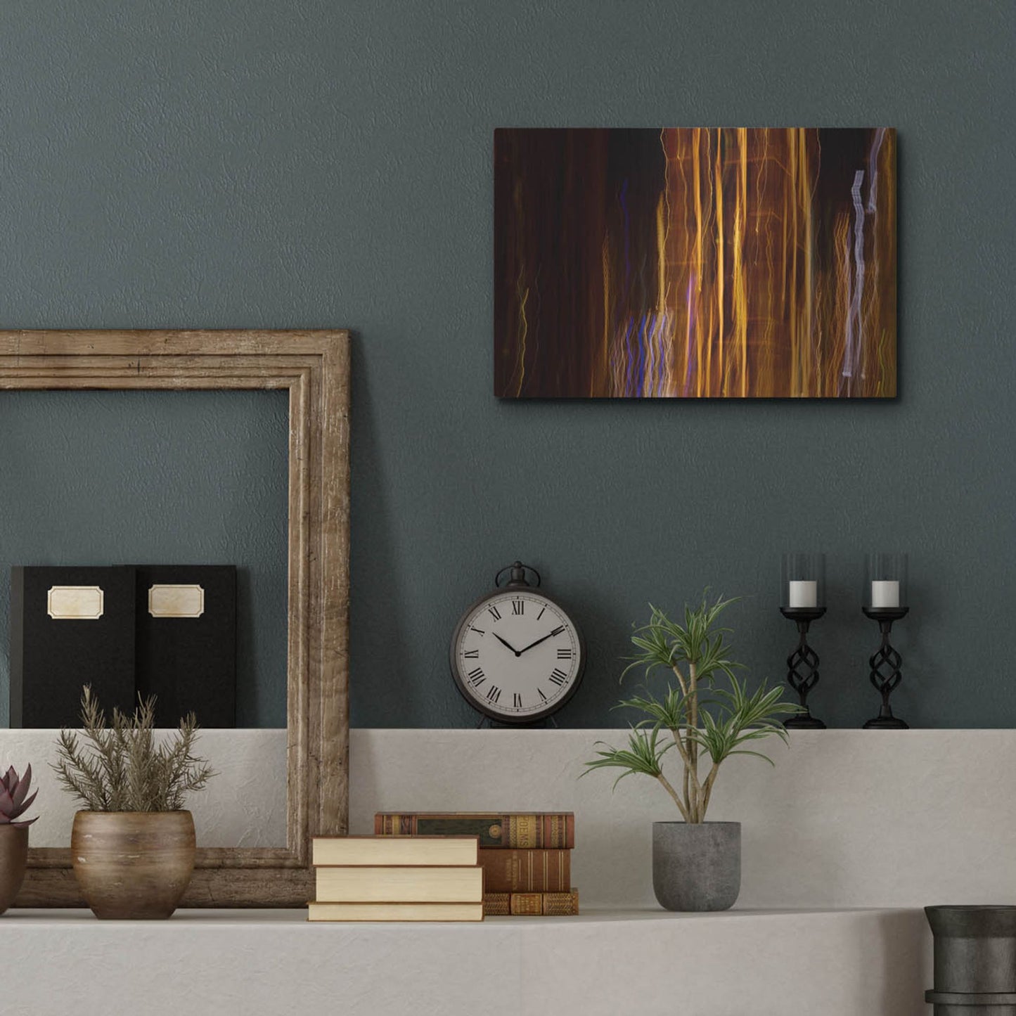 Luxe Metal Art 'Raving In London' by Luxe Portfolio, Metal Wall Art,16x12