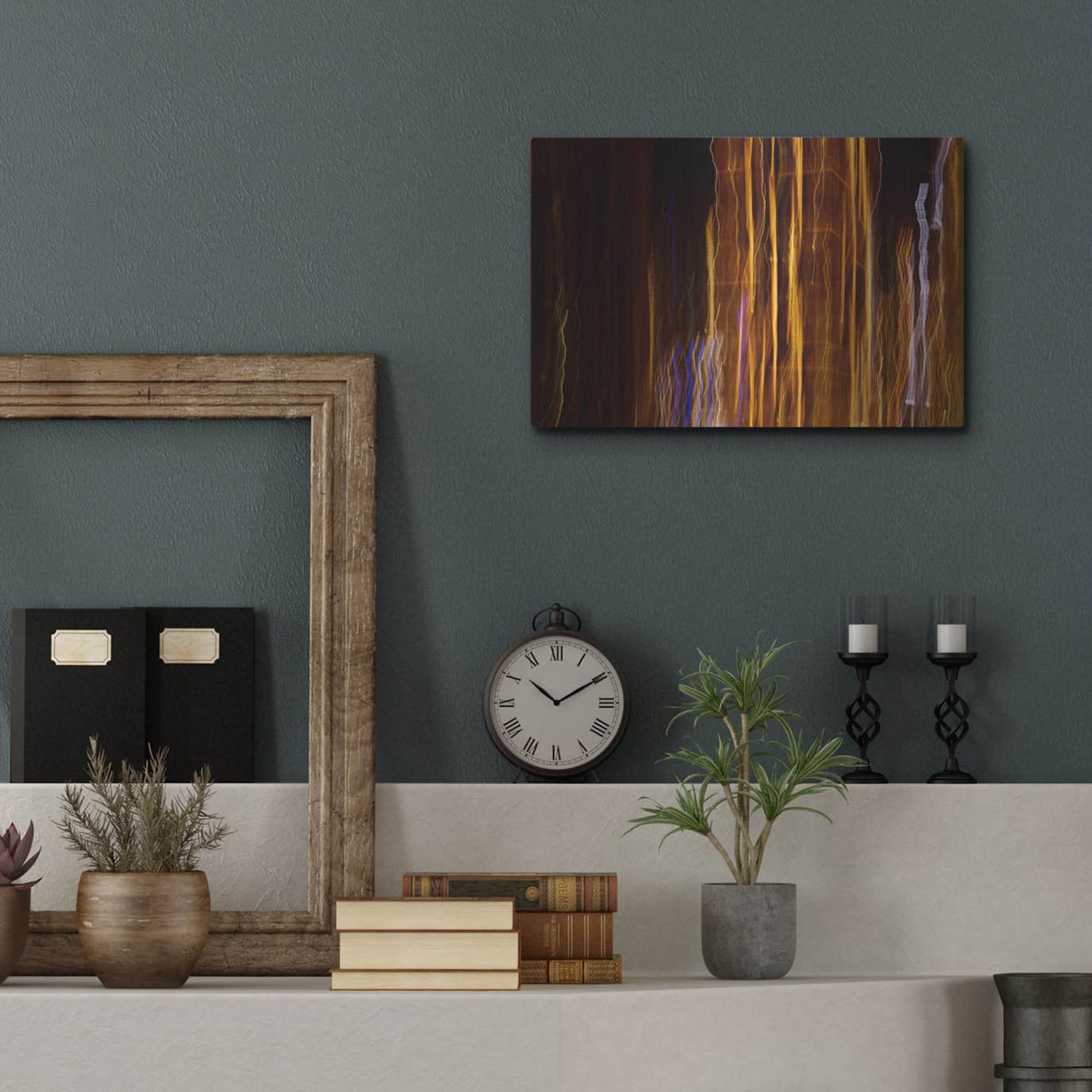 Luxe Metal Art 'Raving In London' by Luxe Portfolio, Metal Wall Art,16x12