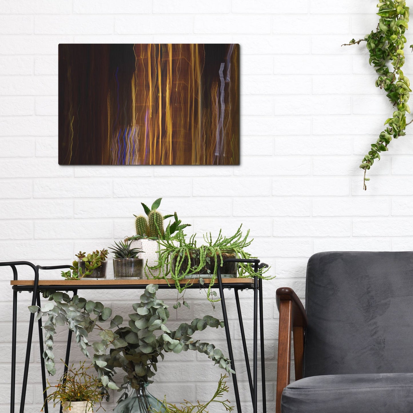 Luxe Metal Art 'Raving In London' by Luxe Portfolio, Metal Wall Art,16x12