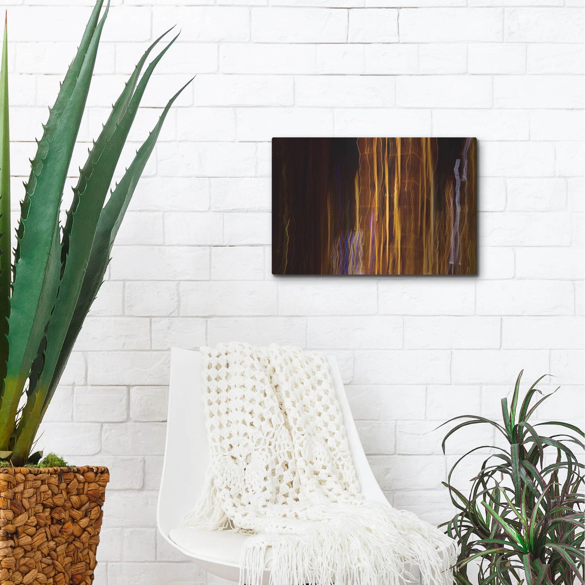 Luxe Metal Art 'Raving In London' by Luxe Portfolio, Metal Wall Art,16x12