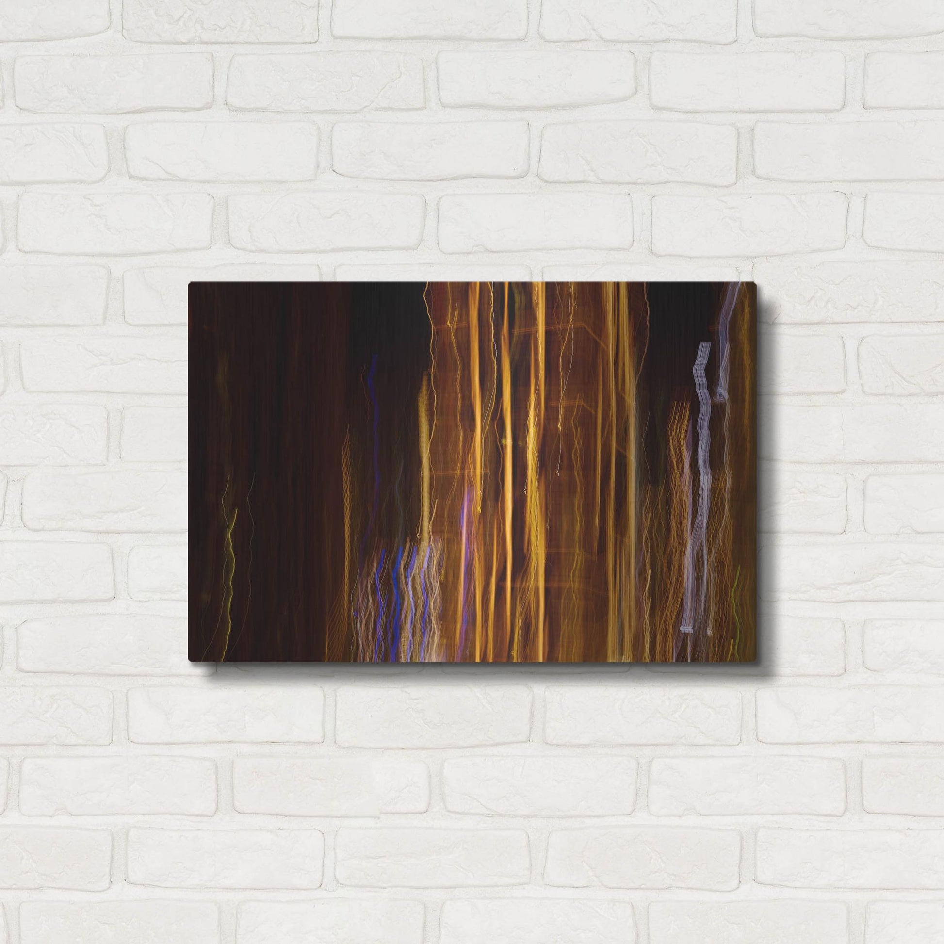 Luxe Metal Art 'Raving In London' by Luxe Portfolio, Metal Wall Art,24x16