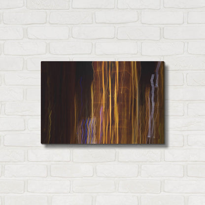 Luxe Metal Art 'Raving In London' by Luxe Portfolio, Metal Wall Art,24x16