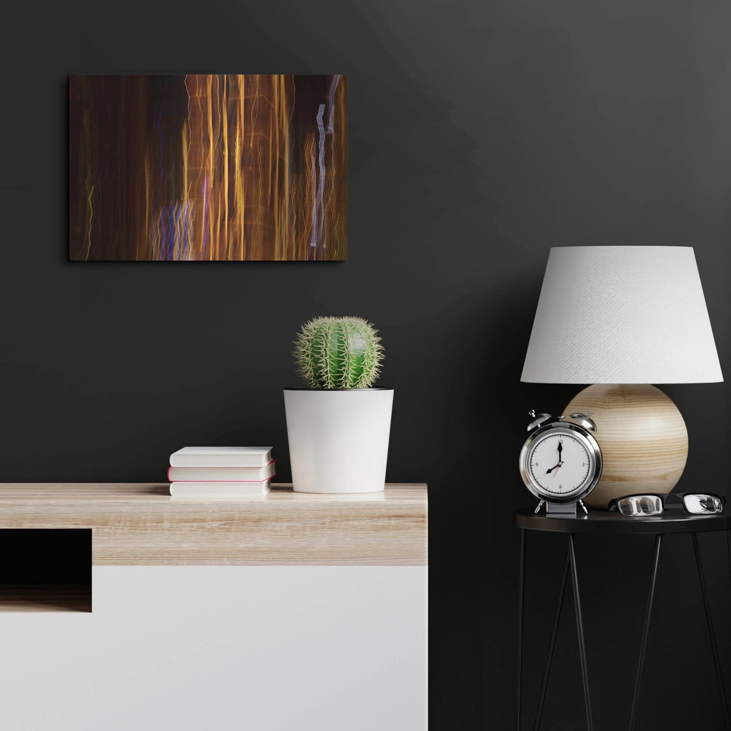 Luxe Metal Art 'Raving In London' by Luxe Portfolio, Metal Wall Art,24x16