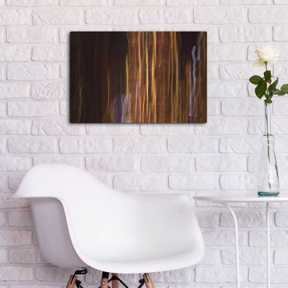 Luxe Metal Art 'Raving In London' by Luxe Portfolio, Metal Wall Art,24x16