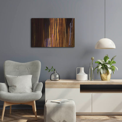 Luxe Metal Art 'Raving In London' by Luxe Portfolio, Metal Wall Art,24x16