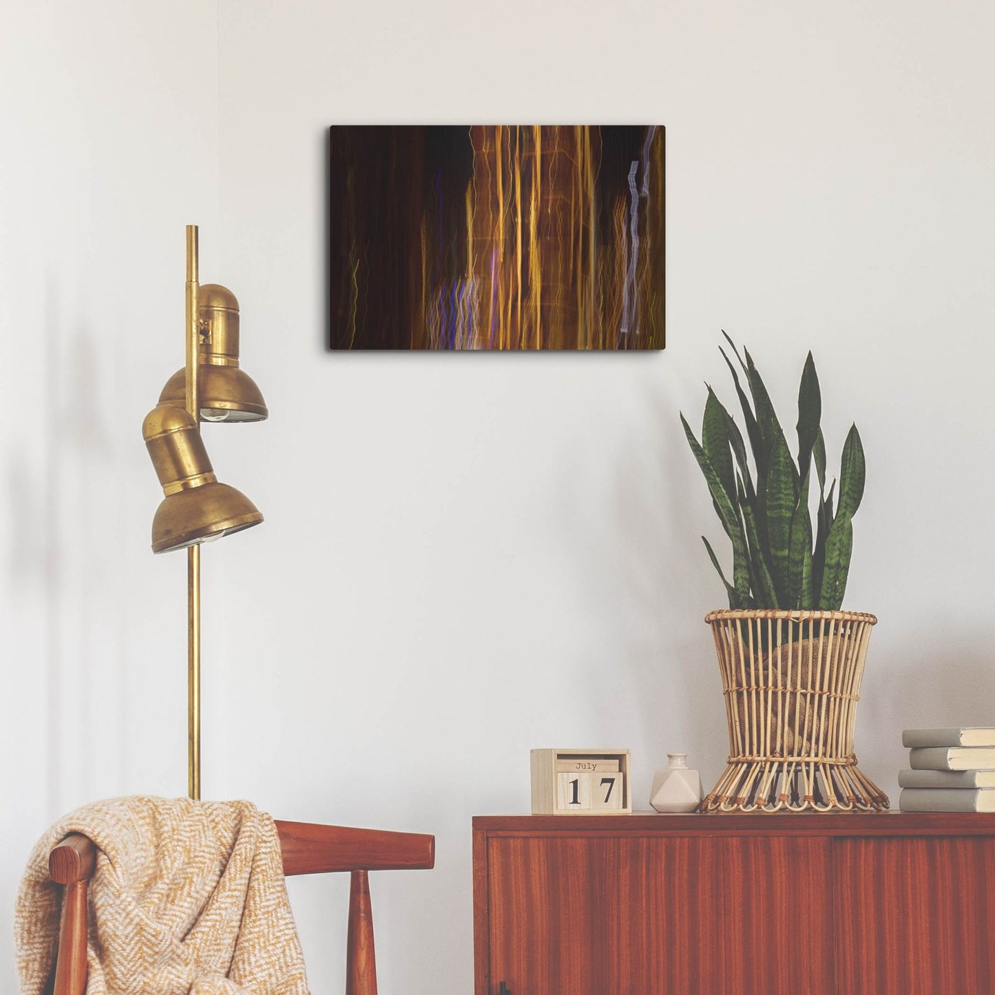 Luxe Metal Art 'Raving In London' by Luxe Portfolio, Metal Wall Art,24x16