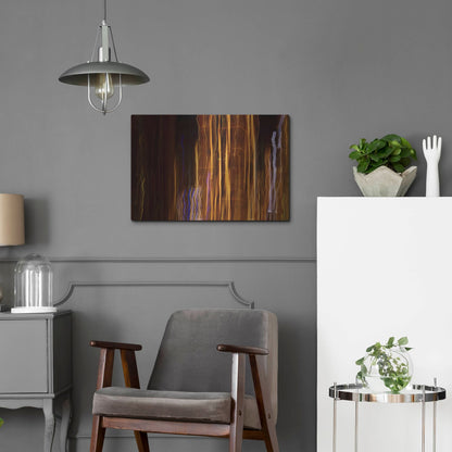Luxe Metal Art 'Raving In London' by Luxe Portfolio, Metal Wall Art,24x16