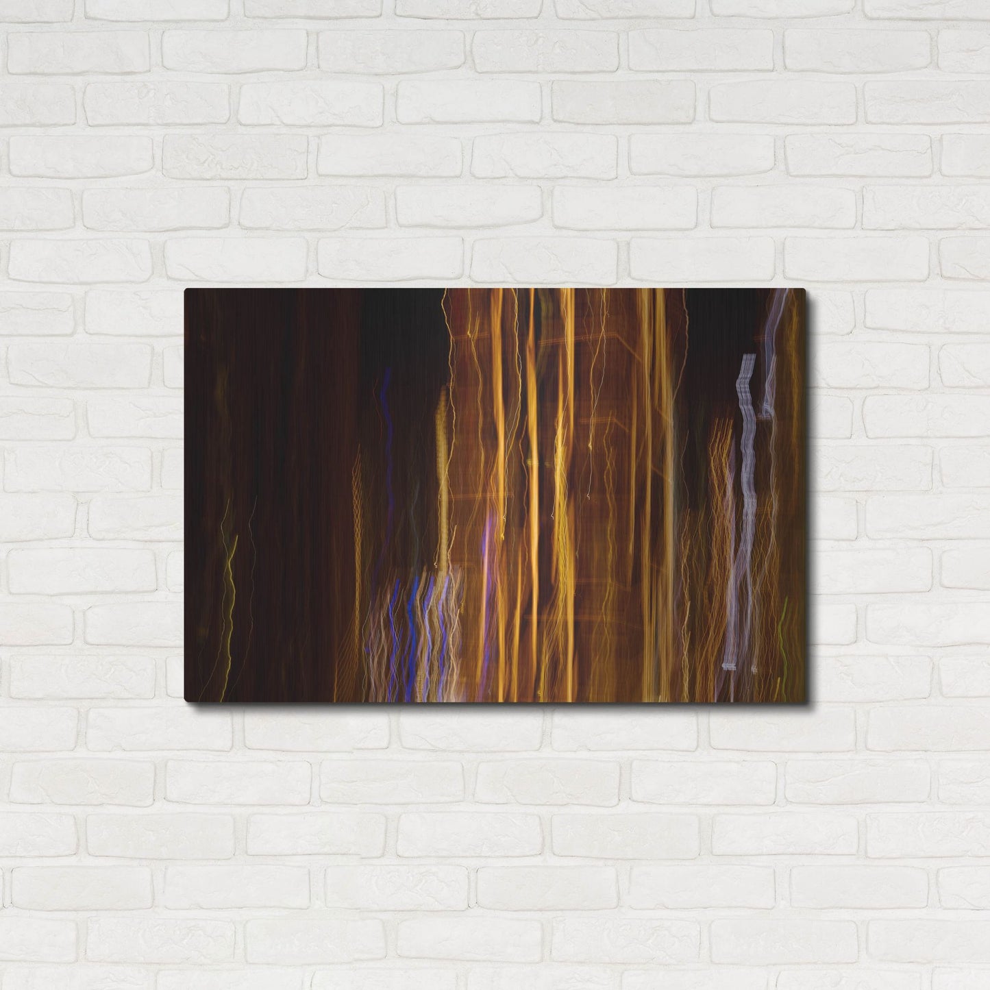 Luxe Metal Art 'Raving In London' by Luxe Portfolio, Metal Wall Art,36x24