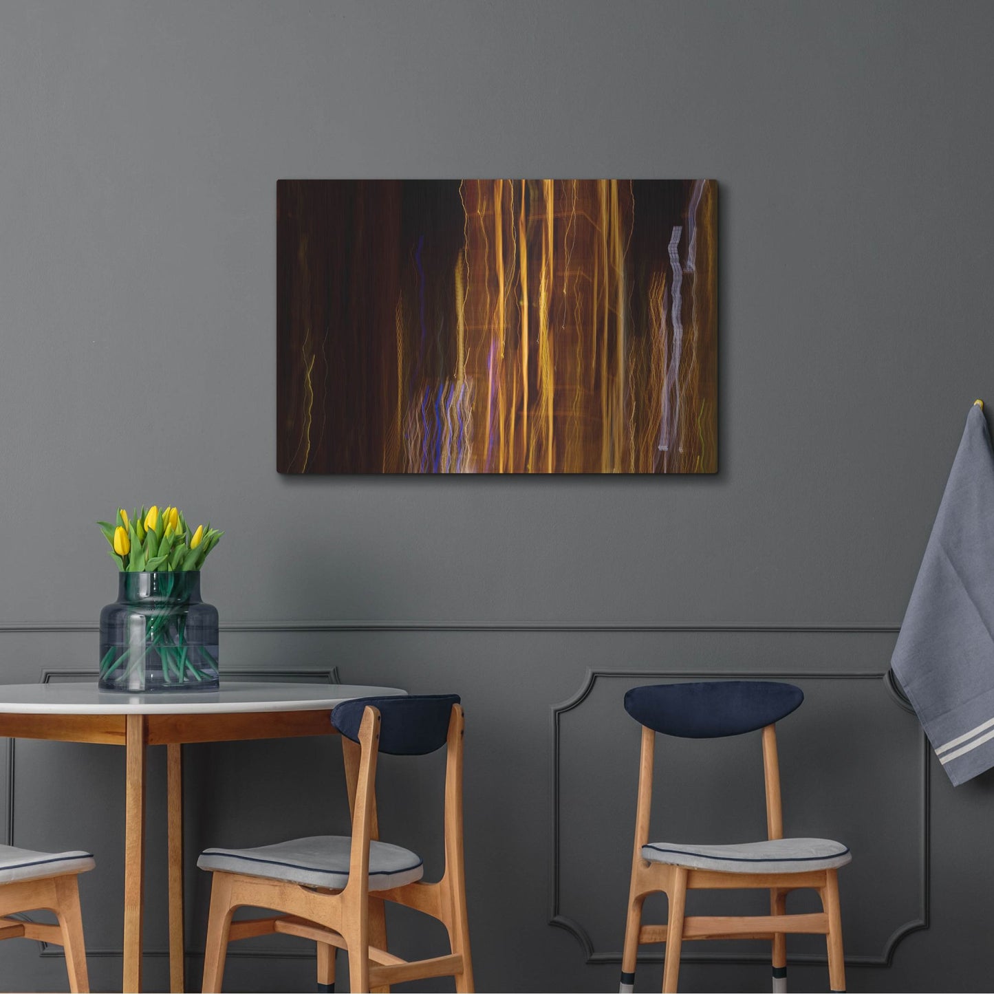 Luxe Metal Art 'Raving In London' by Luxe Portfolio, Metal Wall Art,36x24