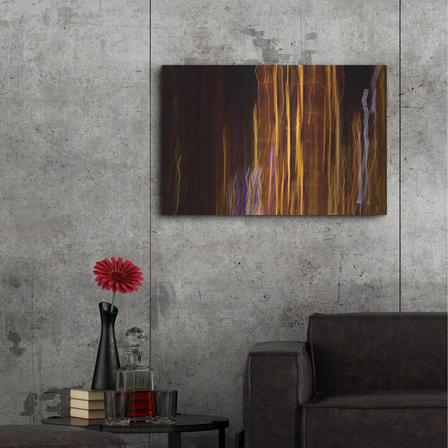 Luxe Metal Art 'Raving In London' by Luxe Portfolio, Metal Wall Art,36x24