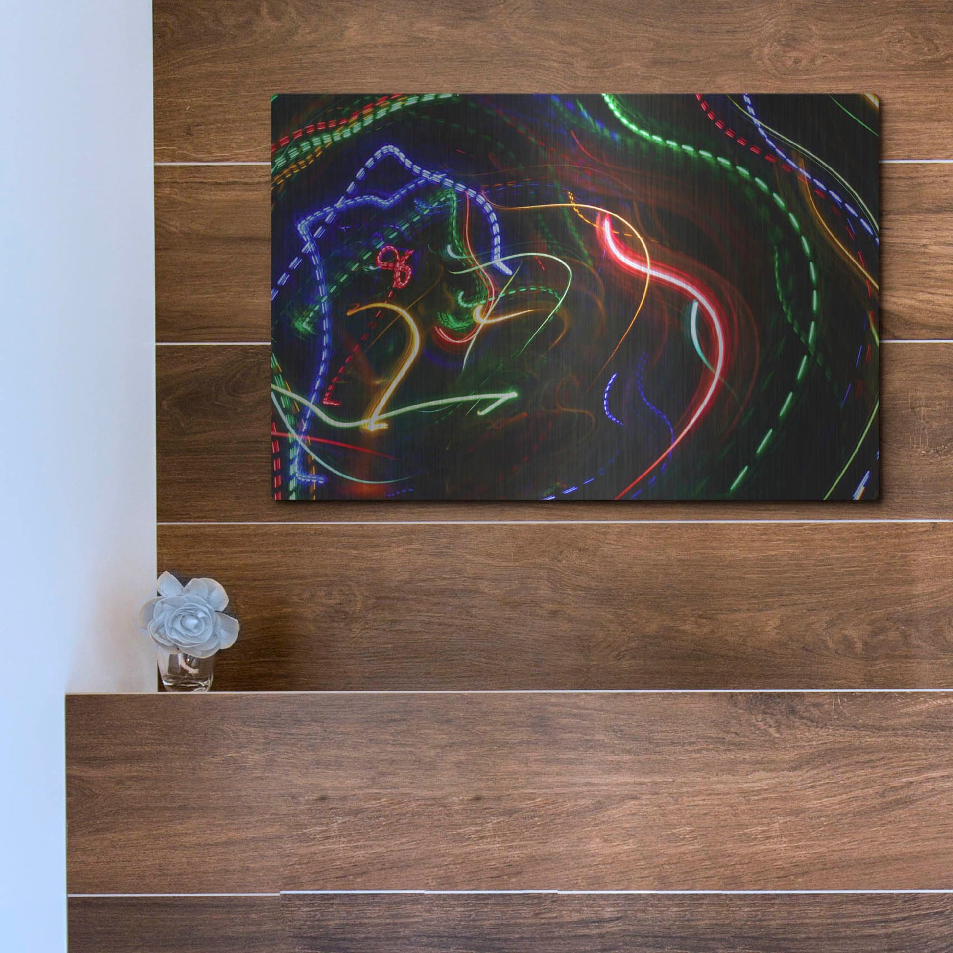 Luxe Metal Art 'Raving In Ibiza' by Luxe Portfolio, Metal Wall Art,16x12