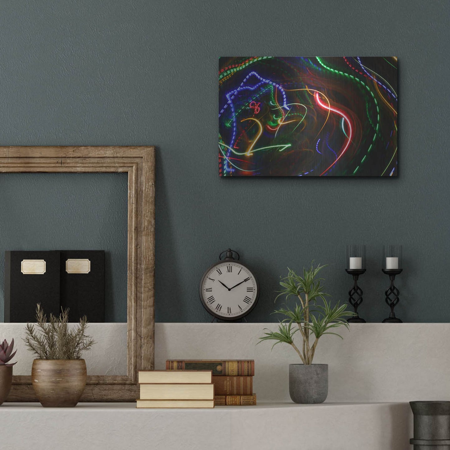 Luxe Metal Art 'Raving In Ibiza' by Luxe Portfolio, Metal Wall Art,16x12