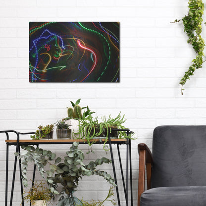 Luxe Metal Art 'Raving In Ibiza' by Luxe Portfolio, Metal Wall Art,16x12