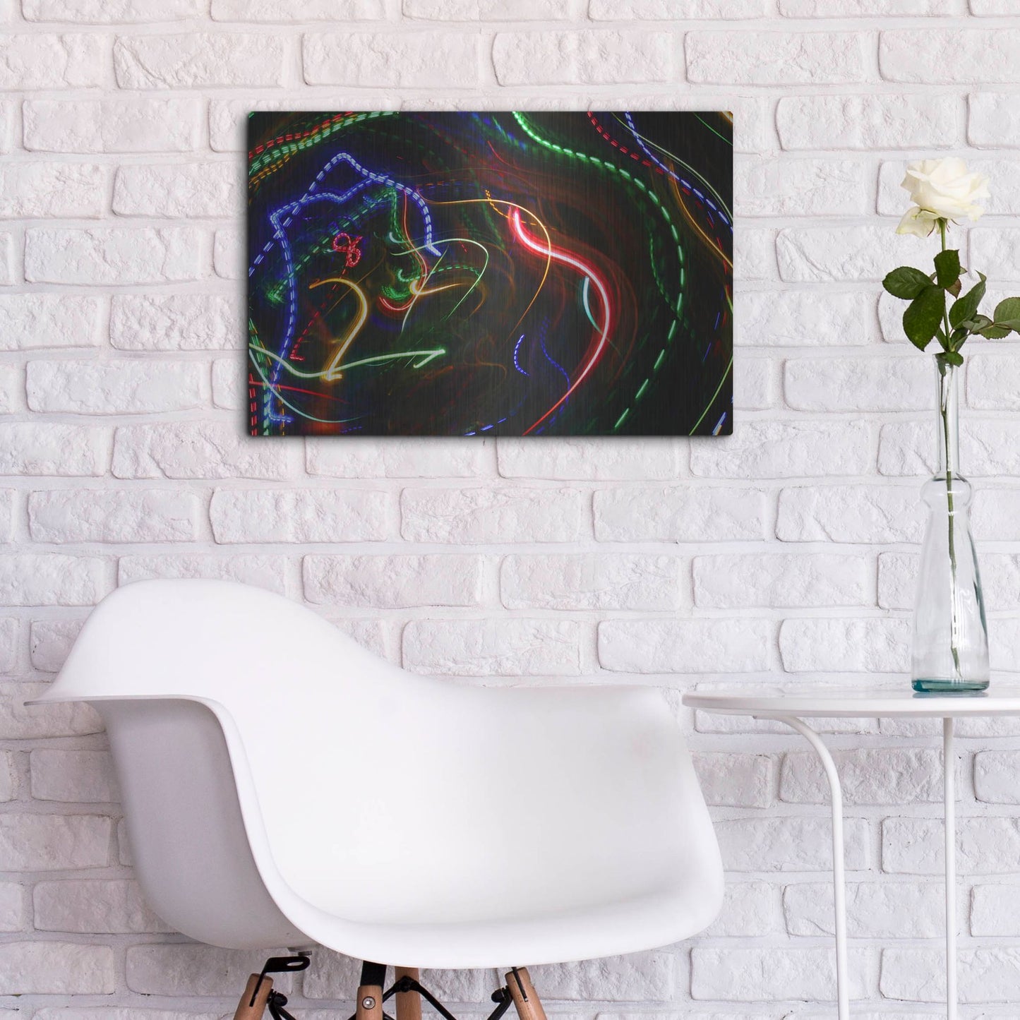 Luxe Metal Art 'Raving In Ibiza' by Luxe Portfolio, Metal Wall Art,24x16