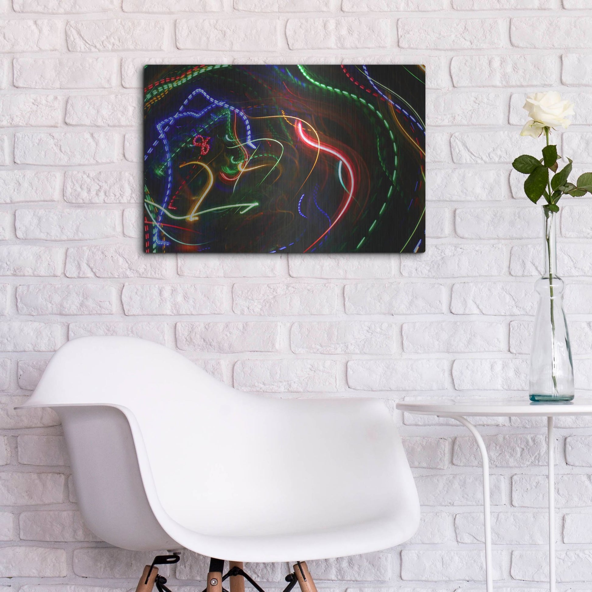 Luxe Metal Art 'Raving In Ibiza' by Luxe Portfolio, Metal Wall Art,24x16