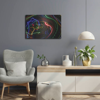 Luxe Metal Art 'Raving In Ibiza' by Luxe Portfolio, Metal Wall Art,24x16
