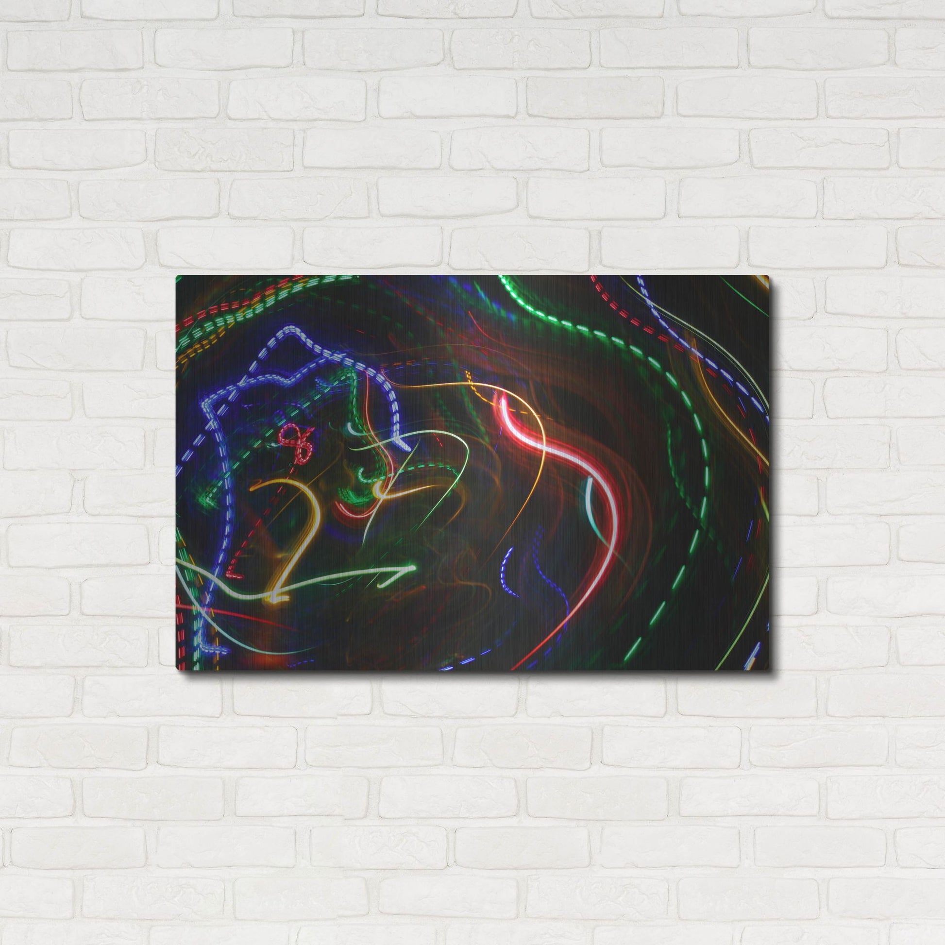Luxe Metal Art 'Raving In Ibiza' by Luxe Portfolio, Metal Wall Art,36x24