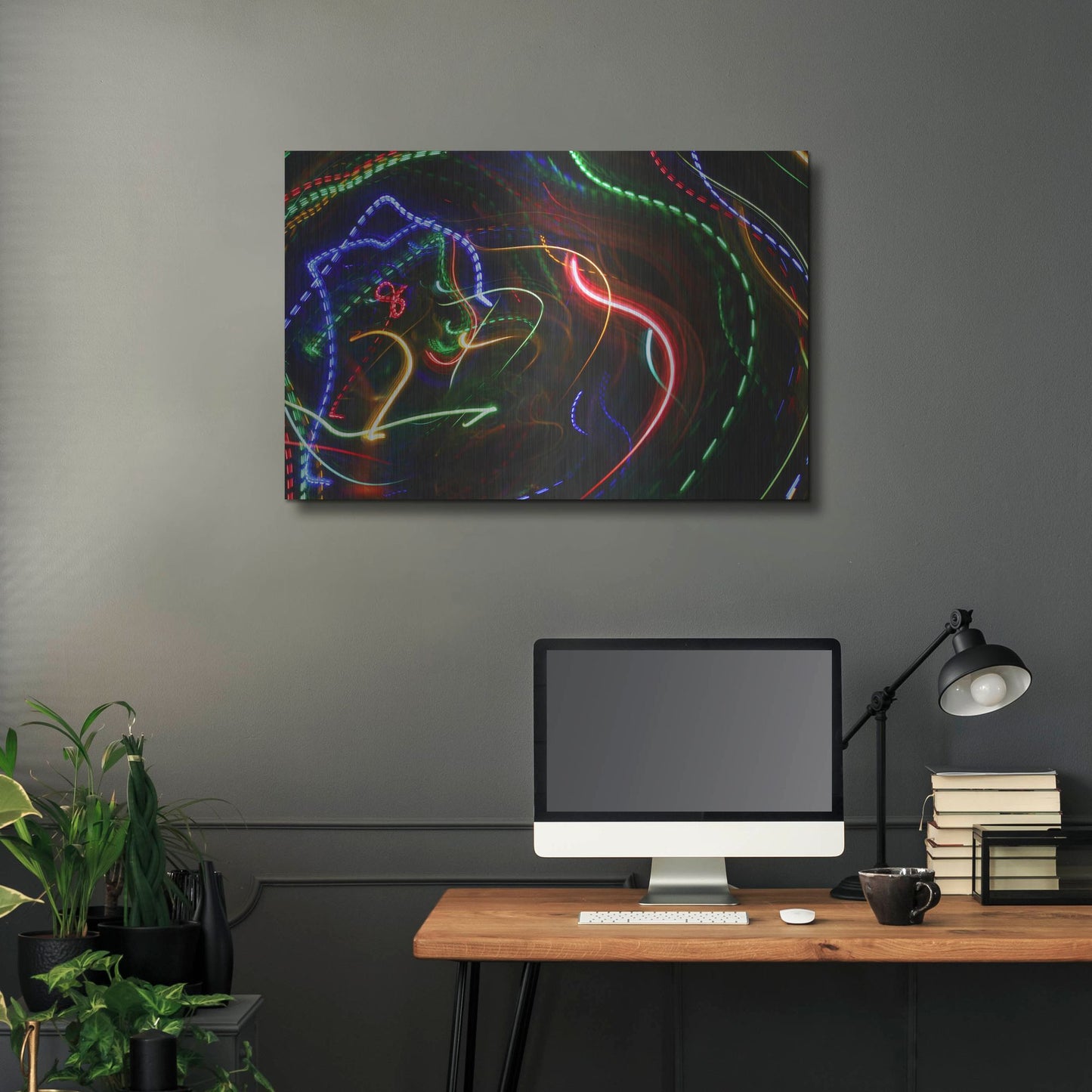 Luxe Metal Art 'Raving In Ibiza' by Luxe Portfolio, Metal Wall Art,36x24