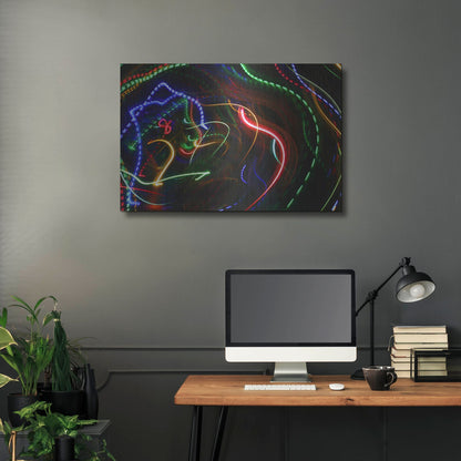 Luxe Metal Art 'Raving In Ibiza' by Luxe Portfolio, Metal Wall Art,36x24