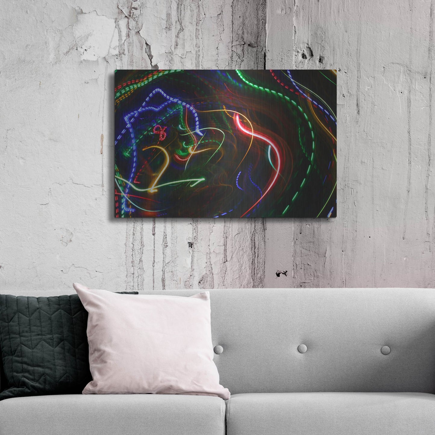 Luxe Metal Art 'Raving In Ibiza' by Luxe Portfolio, Metal Wall Art,36x24