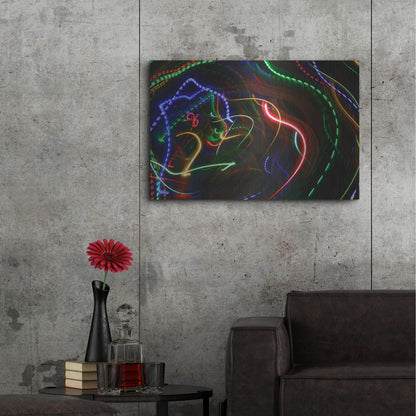 Luxe Metal Art 'Raving In Ibiza' by Luxe Portfolio, Metal Wall Art,36x24