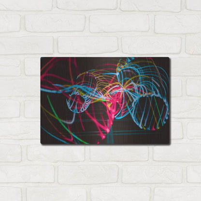 Luxe Metal Art 'Raving In Barcelona' by Luxe Portfolio, Metal Wall Art,16x12