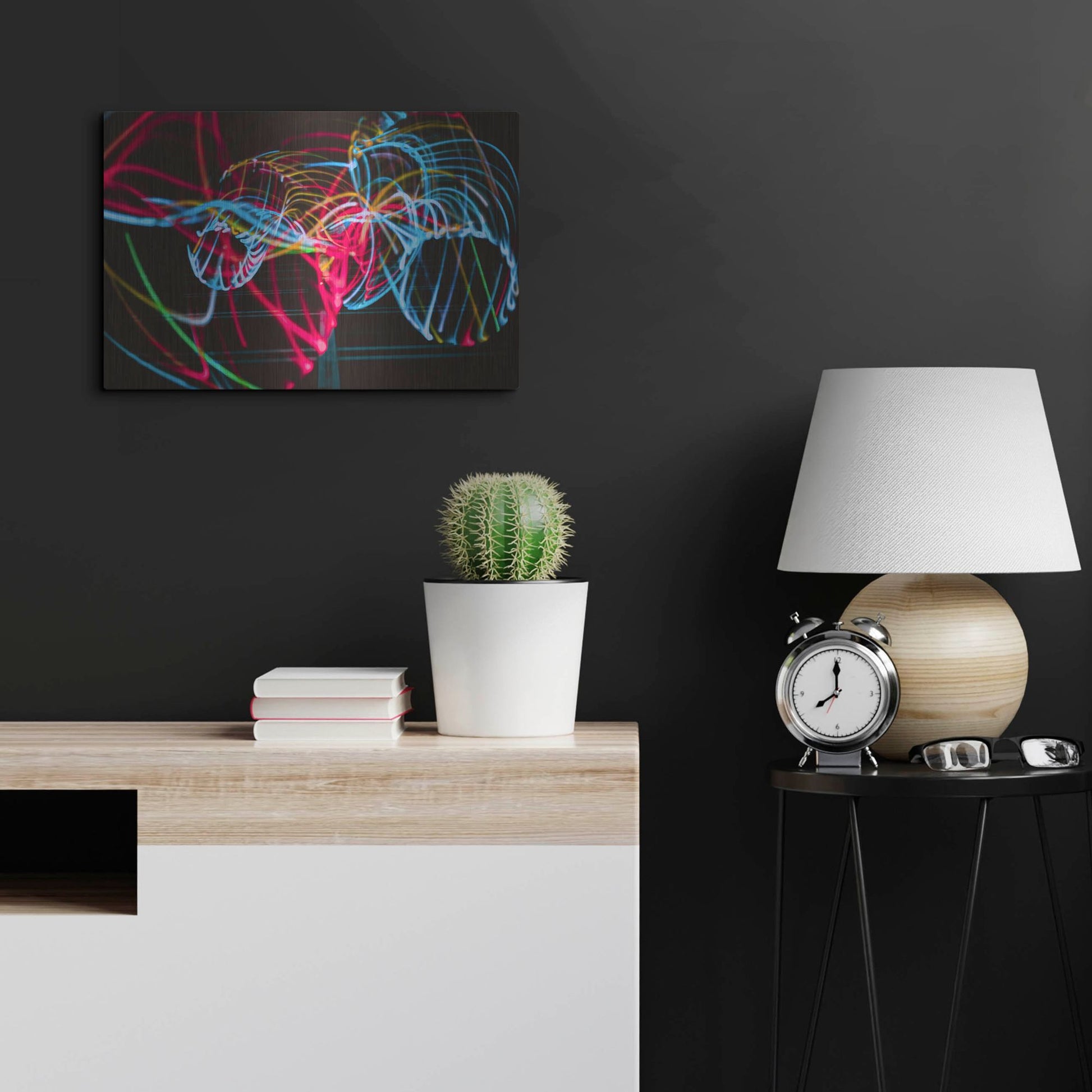 Luxe Metal Art 'Raving In Barcelona' by Luxe Portfolio, Metal Wall Art,24x16