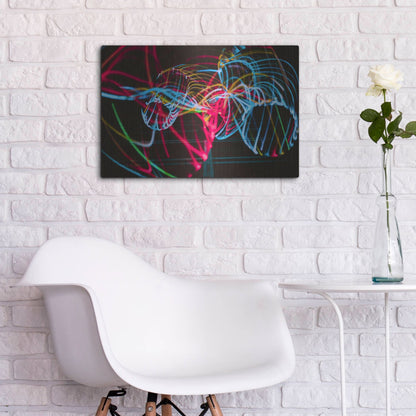 Luxe Metal Art 'Raving In Barcelona' by Luxe Portfolio, Metal Wall Art,24x16