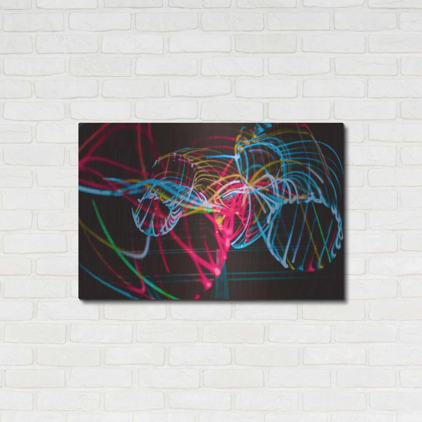 Luxe Metal Art 'Raving In Barcelona' by Luxe Portfolio, Metal Wall Art,36x24