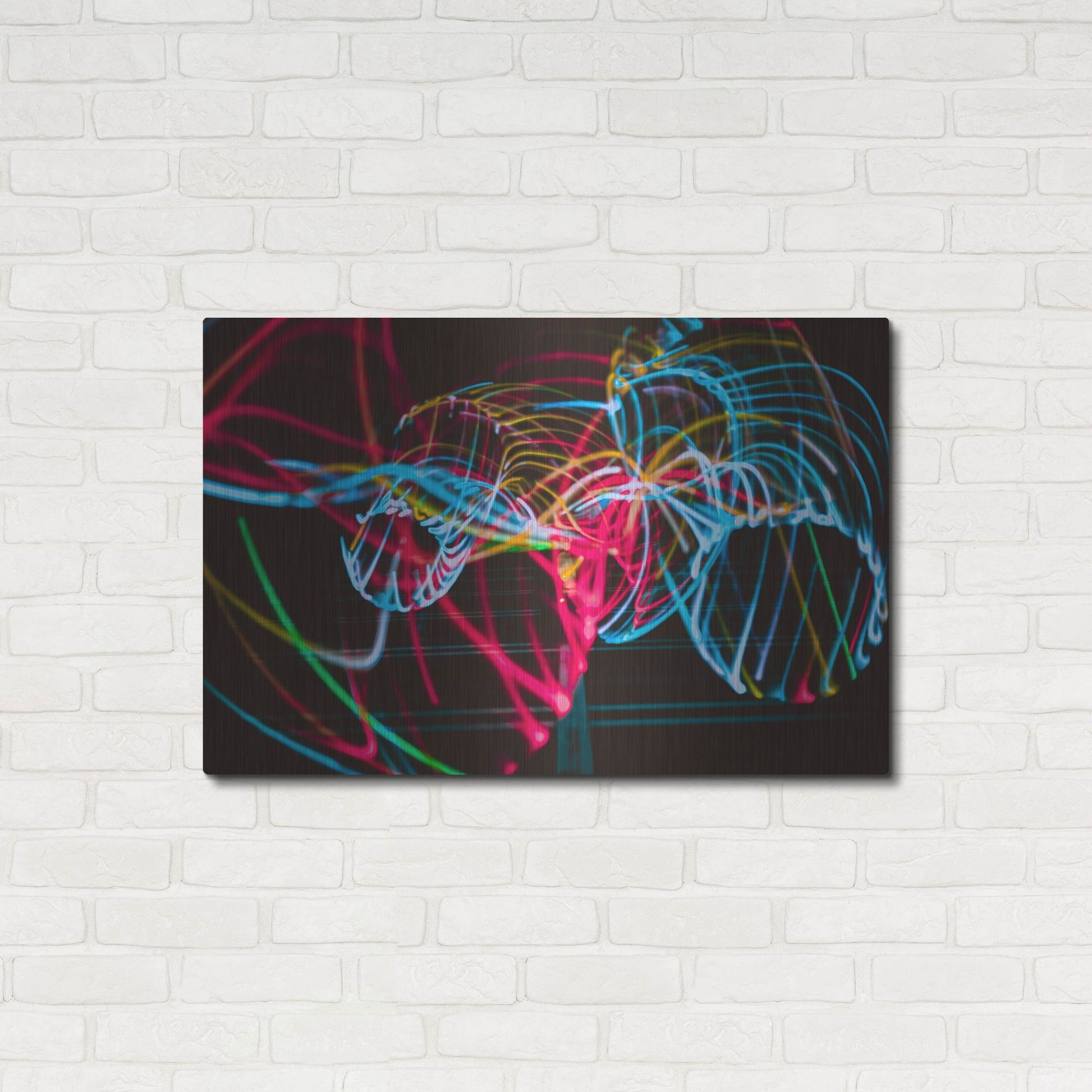 Luxe Metal Art 'Raving In Barcelona' by Luxe Portfolio, Metal Wall Art,36x24