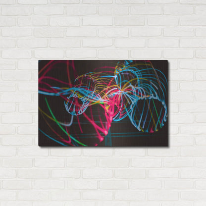 Luxe Metal Art 'Raving In Barcelona' by Luxe Portfolio, Metal Wall Art,36x24