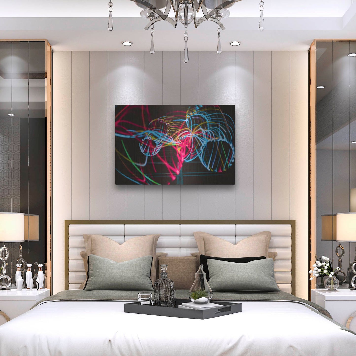 Luxe Metal Art 'Raving In Barcelona' by Luxe Portfolio, Metal Wall Art,36x24