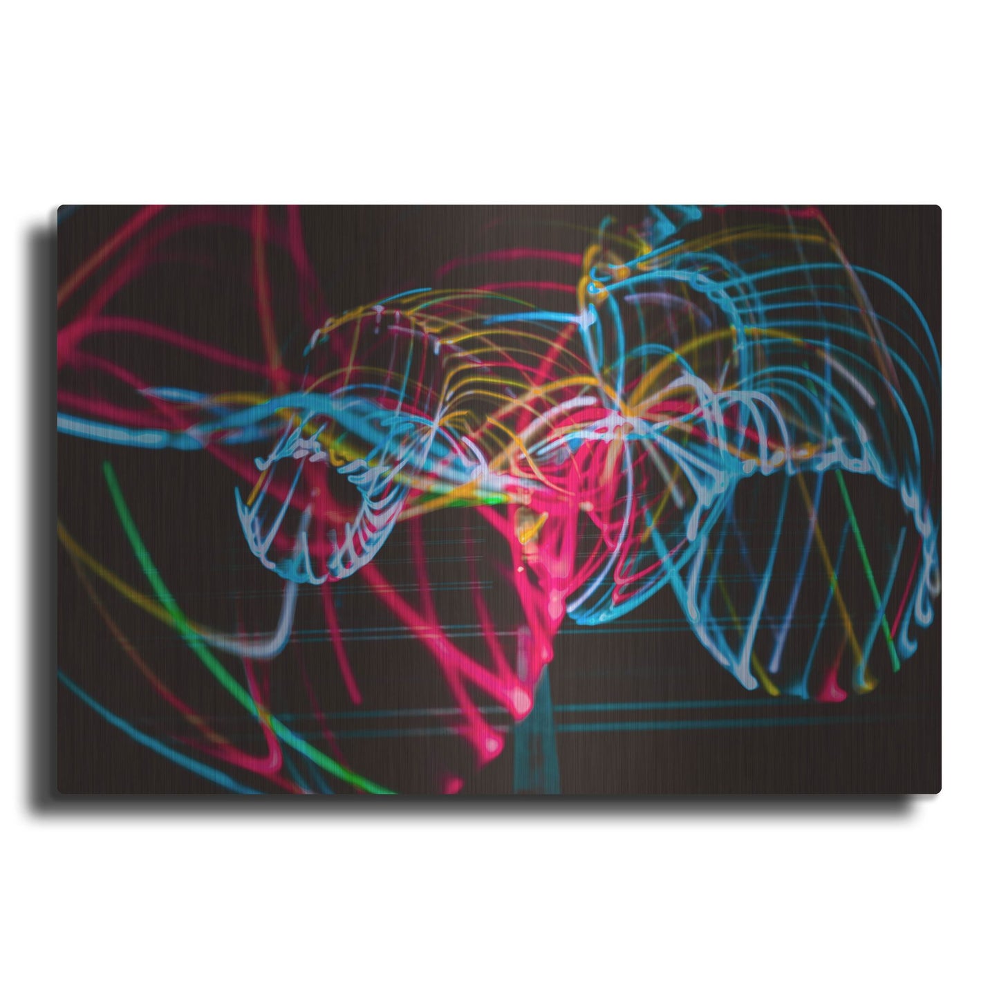 Luxe Metal Art 'Raving In Barcelona' by Luxe Portfolio, Metal Wall Art