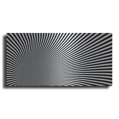 Luxe Metal Art 'Psychedelic Twisted Circle' by Luxe Portfolio, Metal Wall Art