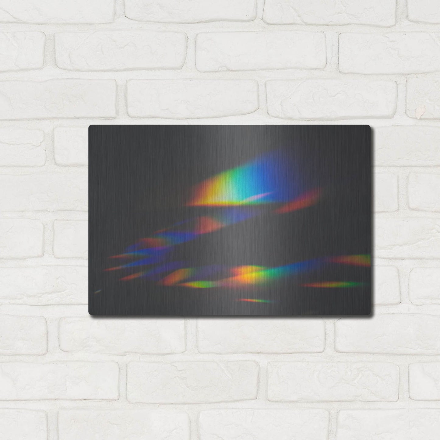 Luxe Metal Art 'Prism Rainbow 1' by Luxe Portfolio, Metal Wall Art,16x12