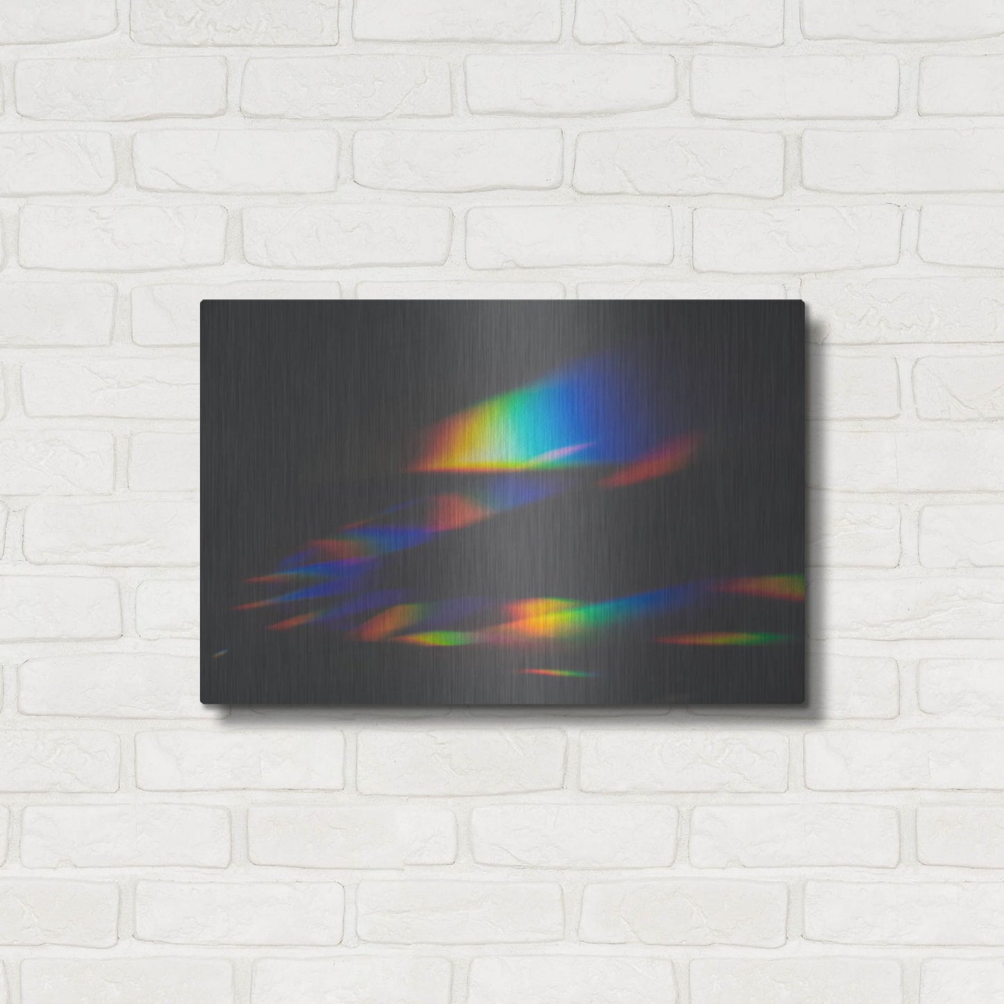 Luxe Metal Art 'Prism Rainbow 1' by Luxe Portfolio, Metal Wall Art,24x16